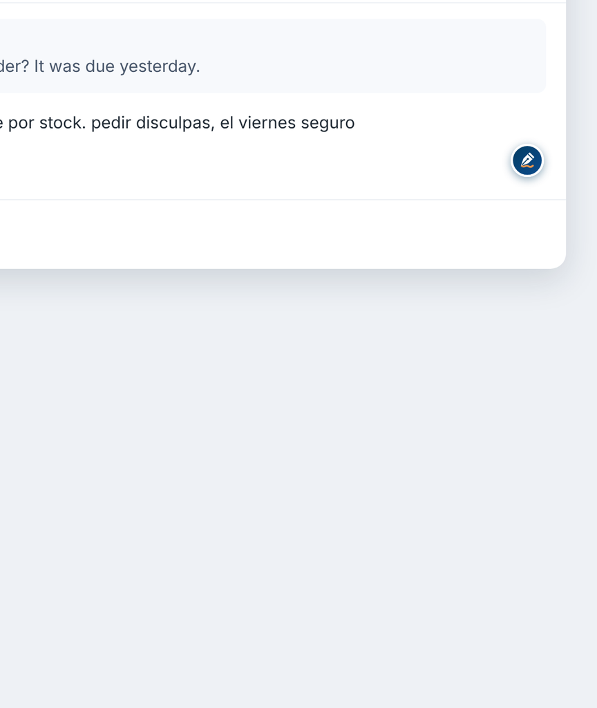 The Inkaret pen icon in the corner of a message box